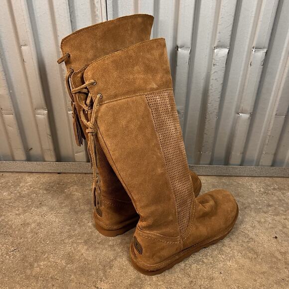 BEARPAW Boots TRACY Suede Leather Sz9 Knee-High Boot w/ NeverWet water resistant - Picture 4 of 8